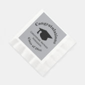 Gefeliciteerd, Klas 20xx Afstuderen, Zilver Servet (Hoek)