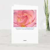 Gefeliciteerd Klas van eindexamenkaarten Rose Grad Kaart (Achterkant)