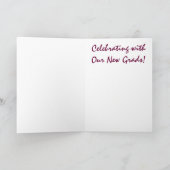 Gefeliciteerd Klas van eindexamenkaarten Rose Grad Kaart (Binnen)