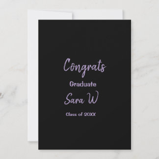 Gefeliciteerd klas van voeg jaarnaam school col bedankkaart