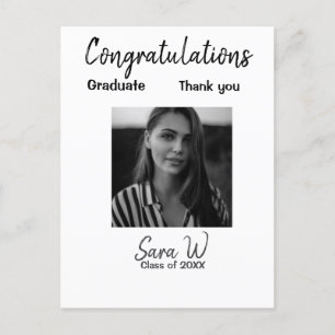 Gefeliciteerd klas van voeg jaarnaam school col briefkaart