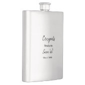 Gefeliciteerd klas van voeg jaarnaam school col flacon (Rechts)