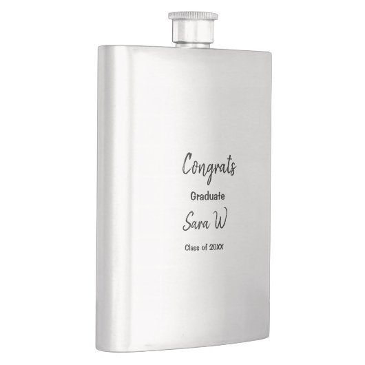 Gefeliciteerd klas van voeg jaarnaam school col flacon (Rechts)