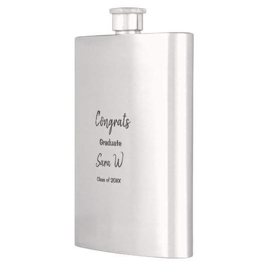 Gefeliciteerd klas van voeg jaarnaam school col flacon (Links)