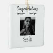 Gefeliciteerd klas van voeg jaarnaam school col keramisch ornament (Rechts)