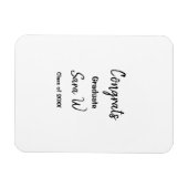 Gefeliciteerd klas van voeg jaarnaam school col magneet (Horizontaal)