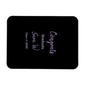 Gefeliciteerd klas van voeg jaarnaam school col magneet (Horizontaal)