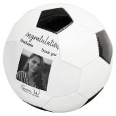 Gefeliciteerd klas van voeg jaarnaam school col voetbal (Drie kwart)