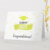 Gefeliciteerd, klasse 2023 kaart (Gele Bloem)