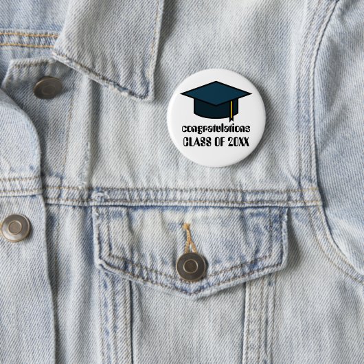 Gefeliciteerd Klasse van 2017 Afstuderen Button (In situ)