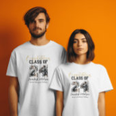 Gefeliciteerd Klasse van 2024 Foto Beste Vrienden T-shirt