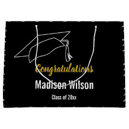 Gefeliciteerd Klasse van 2024 Sjabloon Groot Cadeauzakje