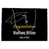 Gefeliciteerd Klasse van 2025 Afstudeerder Naam Sj Groot Cadeauzakje (Achterkant)