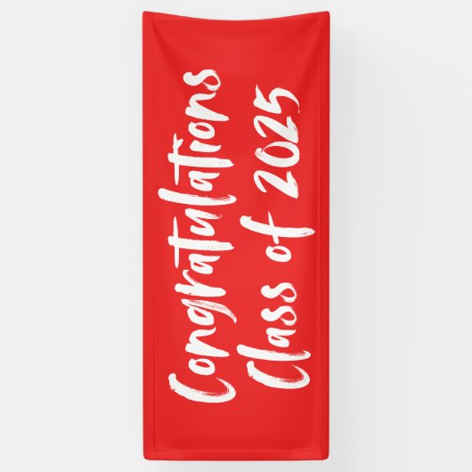 Gefeliciteerd Klasse van het Rode Afstuderen 2025 Spandoek