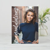 Gefeliciteerd Klasse van om het even welk Foto van Kaart (Staand voorkant)