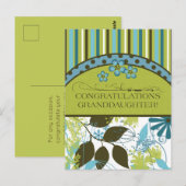 Gefeliciteerd kleindochter Any Occasion Kaart (Voorkant / Achterkant)