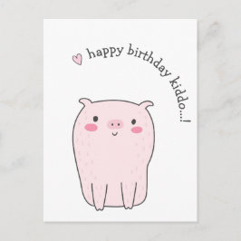 Gefeliciteerd Kleine...! Mooie Varkens Kinderen Ve Briefkaart