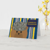 Gefeliciteerd kleinzoon van de luchtmacht kaart (Gele Bloem)