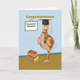 Gefeliciteerd, kleuter Afstuderen Kaart