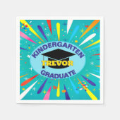 Gefeliciteerd! Kleuterschool Afstudeerfeest Servet (Voorkant)