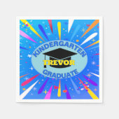 Gefeliciteerd! Kleuterschool Afstuderen Custom Servet (Voorkant)