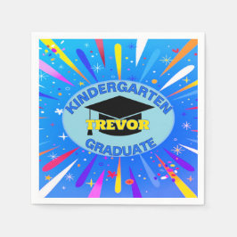 Gefeliciteerd! Kleuterschool Afstuderen Custom Servet