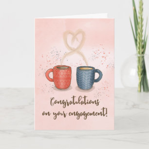 Gefeliciteerd, koffie perfect mengsel kaart