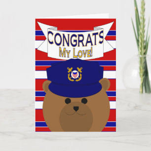 Gefeliciteerd - Kustwacht - Mijn liefde / Vriend Kaart