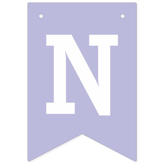 Gefeliciteerd Lavender Leaves Pattern Vlaggetjes (Derde vlag)