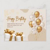 Gefeliciteerd Leuk verjaardagsliedje voor jou  Briefkaart (Voorkant)