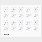 Gefeliciteerd Liefdesvogels Stickers (Vel)