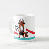 Gefeliciteerd lintsnijden ontwerp koffie mok (Voorkant links)