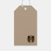 Gefeliciteerd Lion Cadeaulabel (Achterkant)