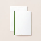 Gefeliciteerd, Lucky Four Leaf Clover Folie Kaarten (Met envelop)