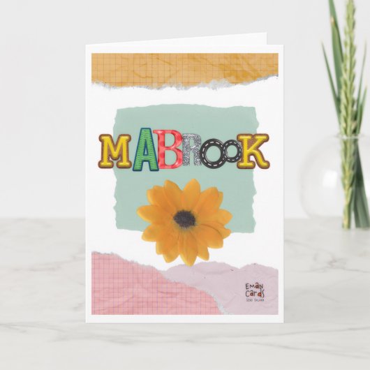 Gefeliciteerd - Mabrook Kaart (Voorkant)
