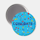 Gefeliciteerd! Magneet (Voorkant / Achterkant)