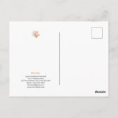 Gefeliciteerd Makelaar Persoonlijke Bloemen Briefkaart (Achterkant)