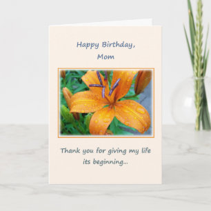 Gefeliciteerd, mam bedankkaart