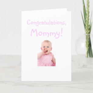 Gefeliciteerd mam van nieuwe baby Kaart