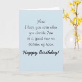 Gefeliciteerd Mama Moeder Humor Grappig Kaart (Gele Bloem)