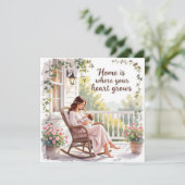 Gefeliciteerd mama nieuwe moeder kaart (Staand voorkant)
