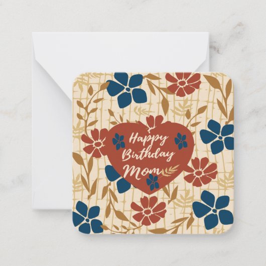 Gefeliciteerd Mama: Notitiekaartje (Voorkant)