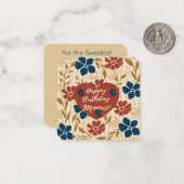 Gefeliciteerd Mama: Notitiekaartje (Voorkant / Achterkant in situ)