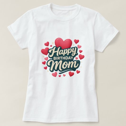 Gefeliciteerd mama t-shirt (Design voorkant)