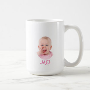Gefeliciteerd mammie nieuwe baby foto-sjabloon koffiemok