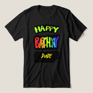 Gefeliciteerd, man! Fun Party gepersonaliseerde Pr Tri-Blend Shirt