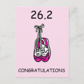 Gefeliciteerd Marathon Runner voor Vrouw Briefkaart (Voorkant)