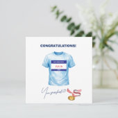 Gefeliciteerd Marathonloper  Kaart (Staand voorkant)