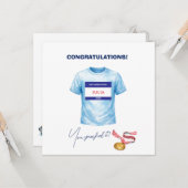 Gefeliciteerd Marathonloper  Kaart (Voorkant / Achterkant in situ)