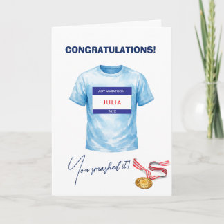 Gefeliciteerd Marathonloper Kaart